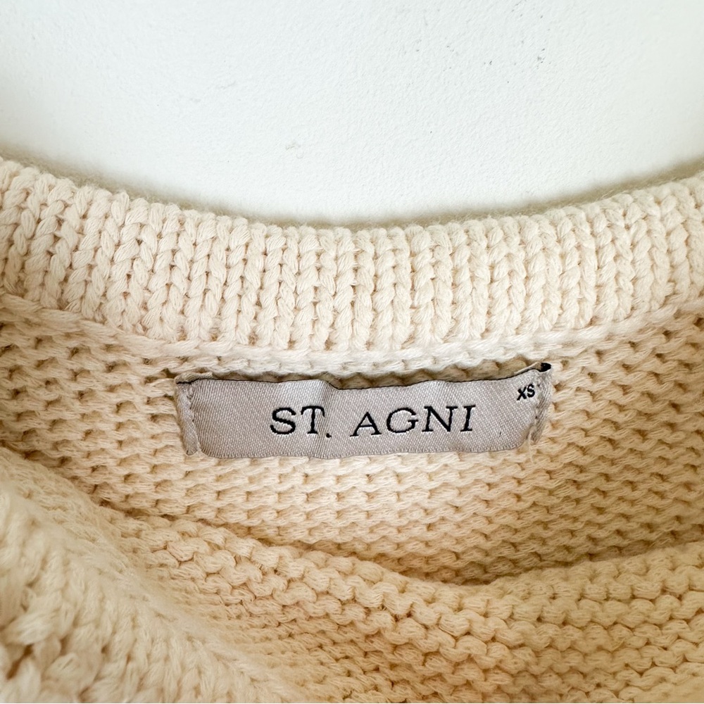 St. Agni Amelia Knit Tunic or Dress in Ecru - Picture 7 of 13